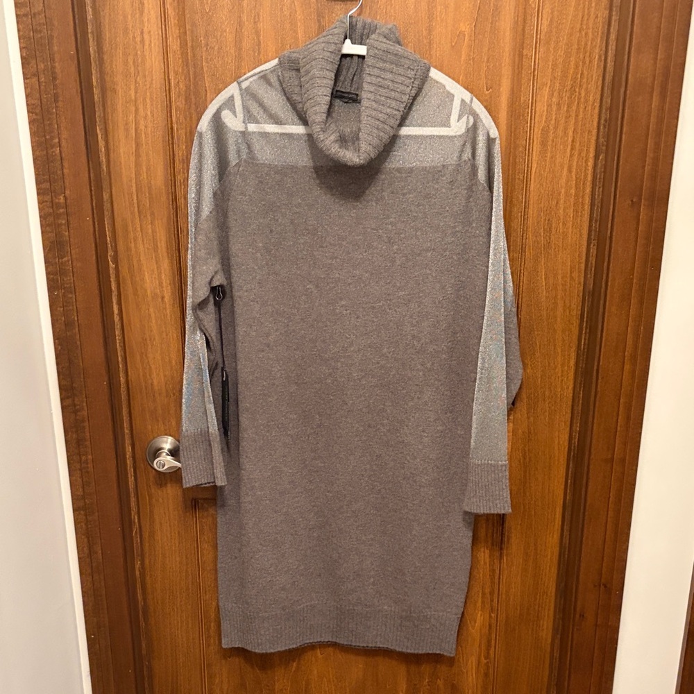 Annette Gortz Sweater Dress with Sheer Panels